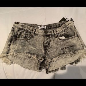 One Teaspoon Harley Bonita Denim Shorts 31